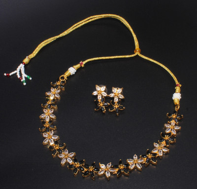 Glimmer Soul Copper Silver Black Jewellery Set(Pack of 3)