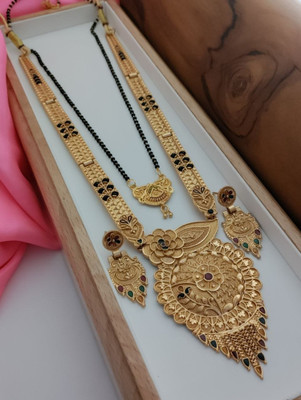 SUGHOSH Alloy Gold-plated Gold Jewellery Set(Pack of 1)