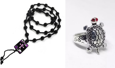 Dynamic Retail Global Dori, Alloy Black, Silver Jewellery Set(Pack of 1)