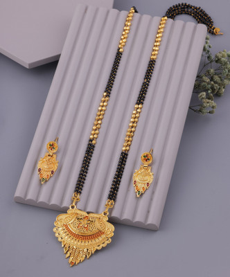 house of common Brass Gold-plated Gold Jewellery Set(Pack of 1)