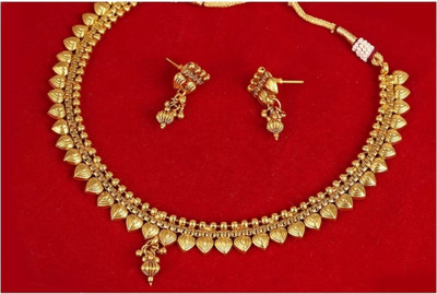 LITRIK Copper Gold-plated Gold Jewellery Set(Pack of 1)