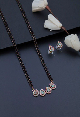 BOGHRA SALES Brass, Alloy Gold-plated Turquoise, Rose Gold Jewellery Set(Pack of 1)