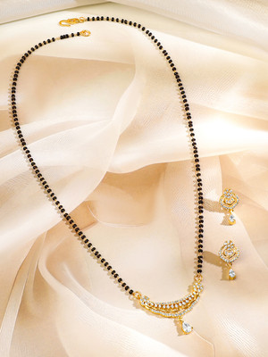 RUBANS Brass Gold-plated Gold Jewellery Set(Pack of 3)