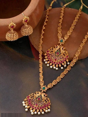 Radian Alloy Gold-plated Multicolor Jewellery Set(Pack of 1)