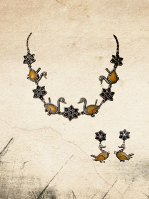 brassjewel Brass Yellow Jewellery Set(Pack of 1)