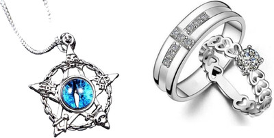 ruby collection Alloy Silver, Silver Jewellery Set(Pack of 2)