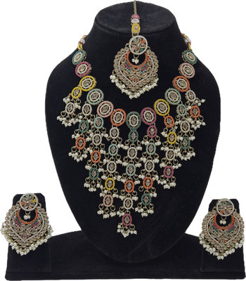 GAZAL ENTERPRISES Brass Multicolor Jewellery Set(Pack of 4)