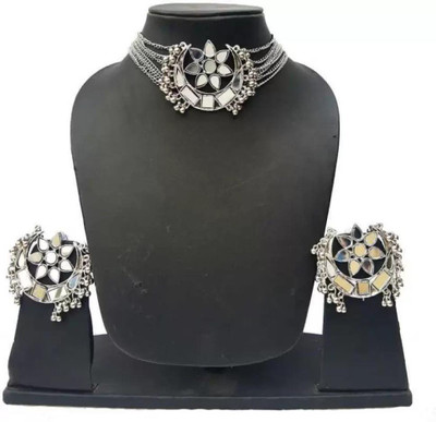 BZ Device Alloy Sterling Silver Silver Jewellery Set(Pack of 1)