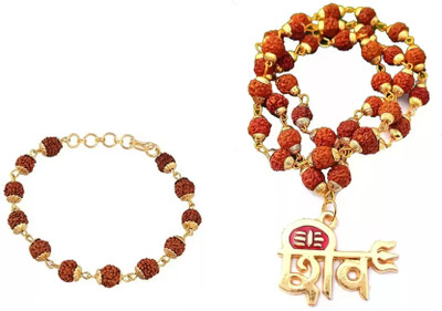 Heer Collection Wood, Alloy Gold-plated Maroon Jewellery Set(Pack of 1)