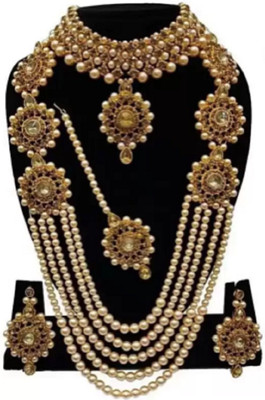 house of common Brass Gold Jewellery Set(Pack of 1)