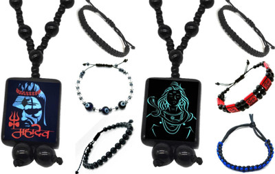 KINGSTYLEIMPEX Dori Black Jewellery Set(Pack of 2)