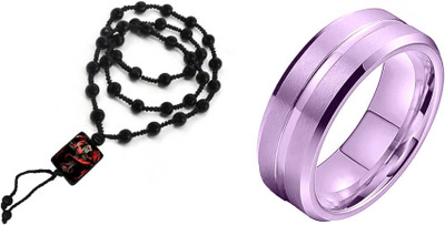 KINGSTYLEIMPEX Dori, Alloy Black, Purple Jewellery Set(Pack of 1)