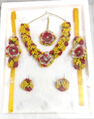 Ritya Creation Fabric Multicolor Jewellery Set(Pack of 1)