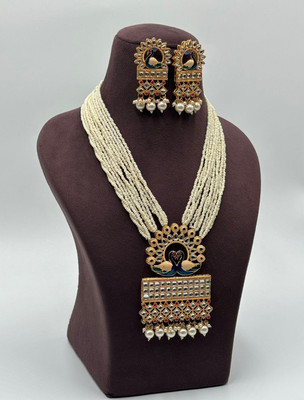 SHYAM Alloy Gold-plated Yellow Jewellery Set(Pack of 1)