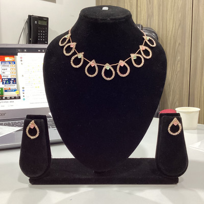 JASH Alloy Rose Gold Jewellery Set(Pack of 1)