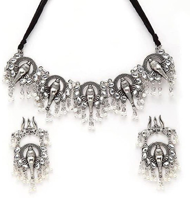 MAYRA TRADING Alloy Silver Jewellery Set(Pack of 1)