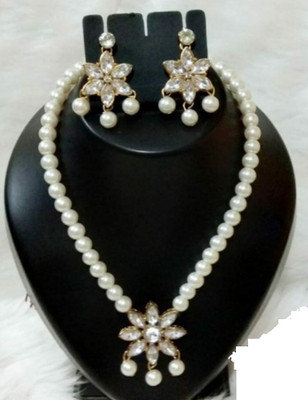 CATALYST Alloy Copper White Jewellery Set(Pack of 1)