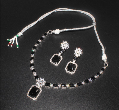 Uniquedezines Copper Silver Black Jewellery Set(Pack of 3)