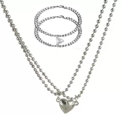 Zoey Alloy Silver Jewellery Set(Pack of 1)