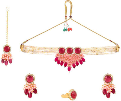 YELLOW CHIMES Brass Gold Jewellery Set(Pack of 1)