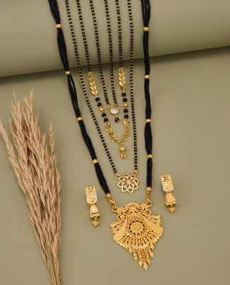 TheSanga Brass Gold-plated Gold Jewellery Set(Pack of 1)