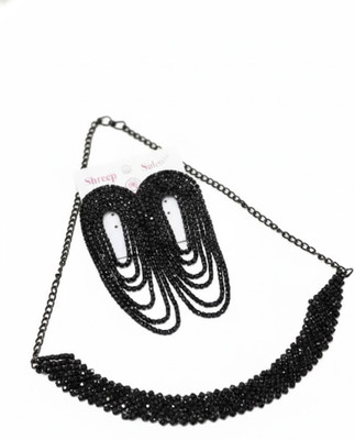 Zunerah creations Alloy Black Jewellery Set(Pack of 1)