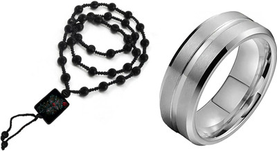 KINGSTYLEIMPEX Dori, Alloy Black, Silver Jewellery Set(Pack of 1)