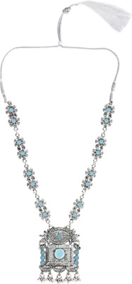 sunhari jewels Alloy Blue Jewellery Set(Pack of 3)