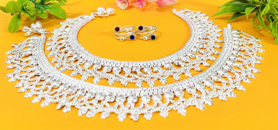 AamNa Enterprises Alloy Silver Silver Jewellery Set(Pack of 4)