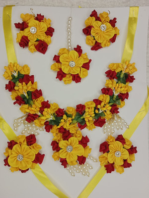 HANDEZZ Fabric Multicolor Jewellery Set(Pack of 1)