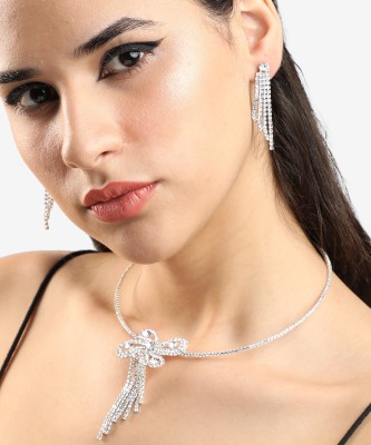 SOHI Alloy Silver Silver Jewellery Set(Pack of 1)