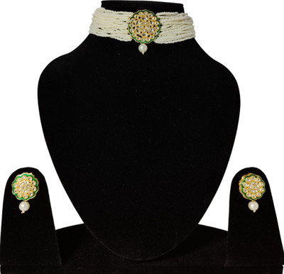MAKEBAE Shell Gold-plated Multicolor Jewellery Set(Pack of 1)