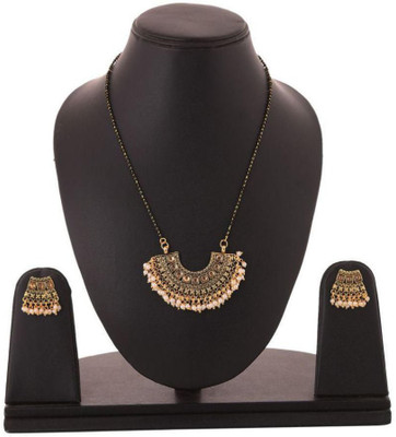 sunhari jewels Alloy Gold-plated Multicolor Jewellery Set(Pack of 1)