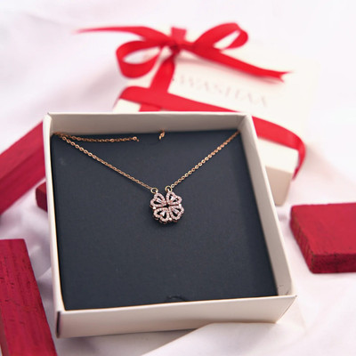 SIZOX Stainless Steel Rose Gold Jewellery Set(Pack of 2)