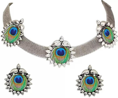 BZ Device Alloy Sterling Silver Multicolor Jewellery Set(Pack of 1)