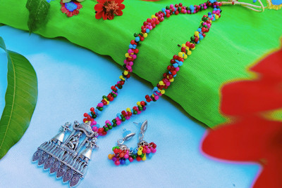 SUZEN Alloy Silver, Multicolor Jewellery Set(Pack of 1)