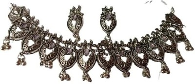 aradhya fashion Metal Silver Jewellery Set(Pack of 1)