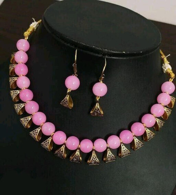 Ruhi Brass Multicolor Jewellery Set(Pack of 1)