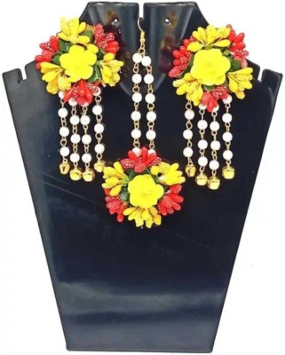 FASHIONINSTA Fabric Multicolor Jewellery Set(Pack of 1)