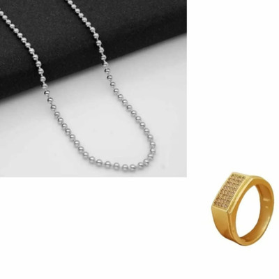 MAATRCHAAYA Copper Copper Silver, Gold Jewellery Set(Pack of 2)