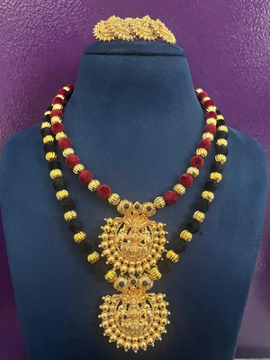 ARYA Alloy Gold-plated Multicolor Jewellery Set(Pack of 2)