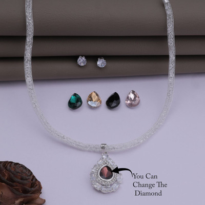 VISITART JEWELLERY Alloy Silver Silver Jewellery Set(Pack of 2)