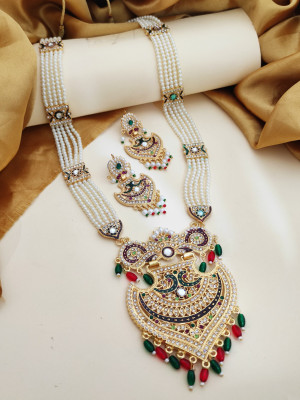 Heeva Alloy Multicolor Jewellery Set(Pack of 1)