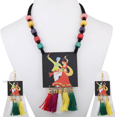 NM CREATION Alloy Multicolor Jewellery Set(Pack of 1)