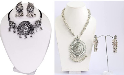 house of common Alloy Brass Silver Jewellery Set(Pack of 1)