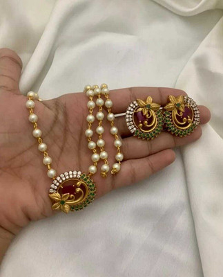 Romil Brass Gold-plated Gold Jewellery Set(Pack of 1)