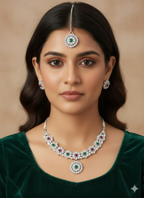 Riavi Collections Alloy Multicolor Jewellery Set(Pack of 1)