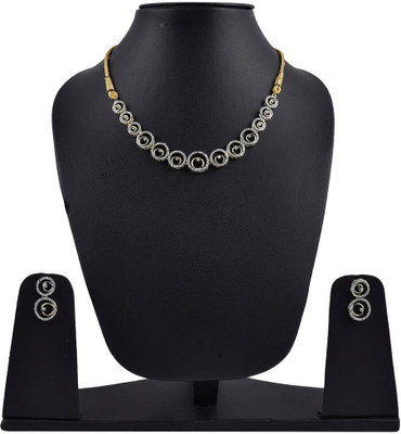 Opus Gems Alloy Gold-plated Gold Jewellery Set(Pack of 1)