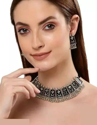 Samridhi DC Alloy Silver Silver Jewellery Set(Pack of 1)
