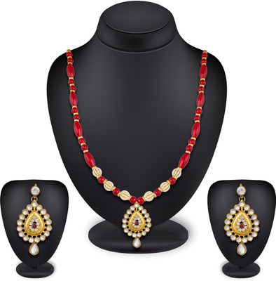 LUXOR Alloy Gold-plated Gold Jewellery Set(Pack of 1)